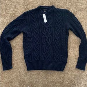 J. Crew Men’s Cable Knit Sweater